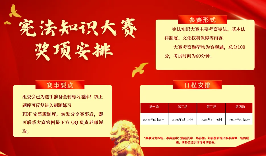 考试真题泄露!2026年全国大学生宪法知识大赛! 第11张