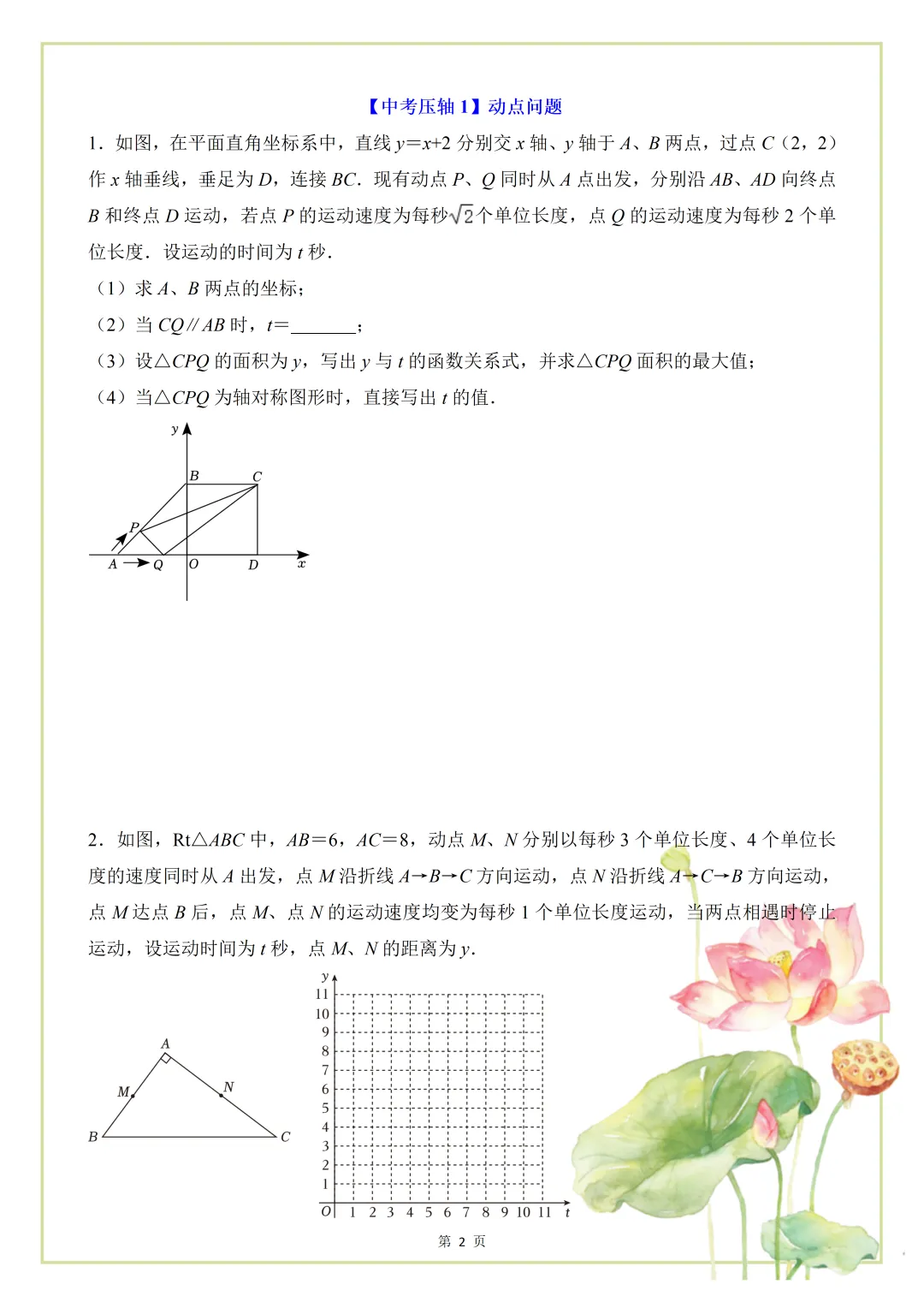 中考数学压轴题专项突破,学霸都在练,专攻压轴题,告别大题丢分 第2张