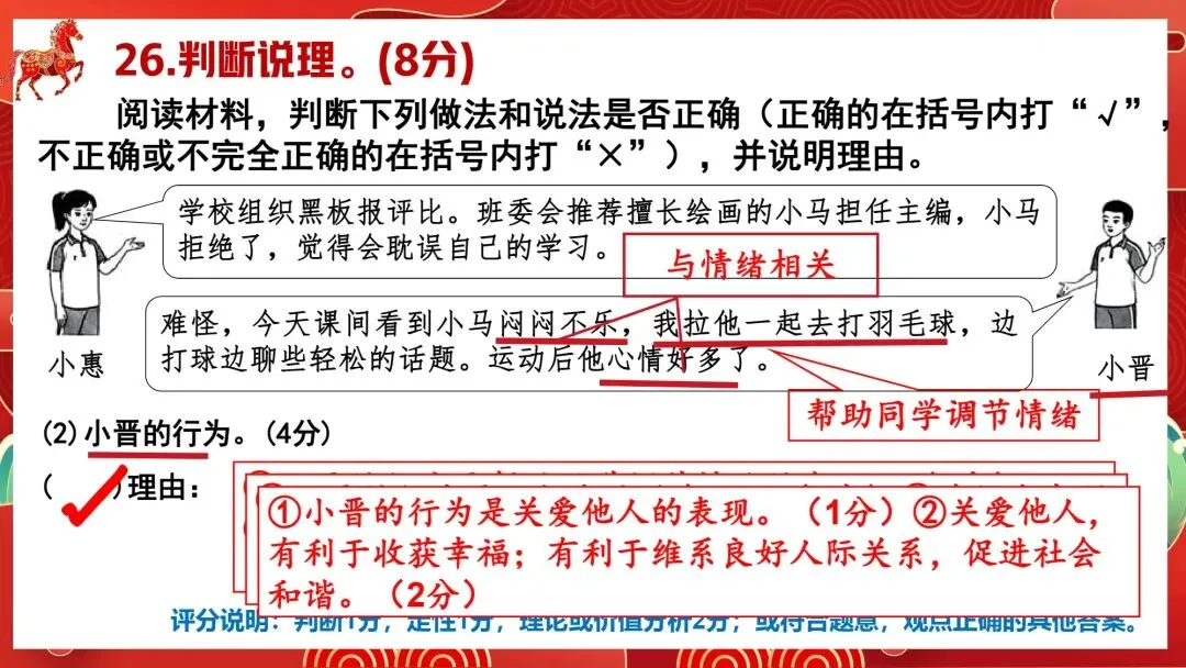 泉州市2026届初中毕业班模拟考试初三道德与法治试题及可视化指导 第21张