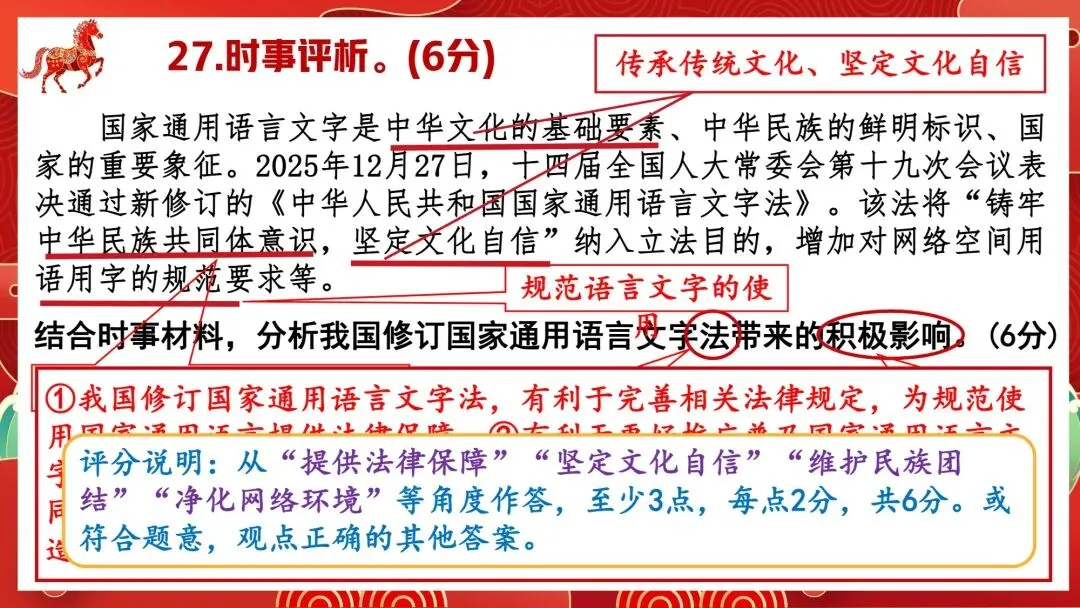 泉州市2026届初中毕业班模拟考试初三道德与法治试题及可视化指导 第22张