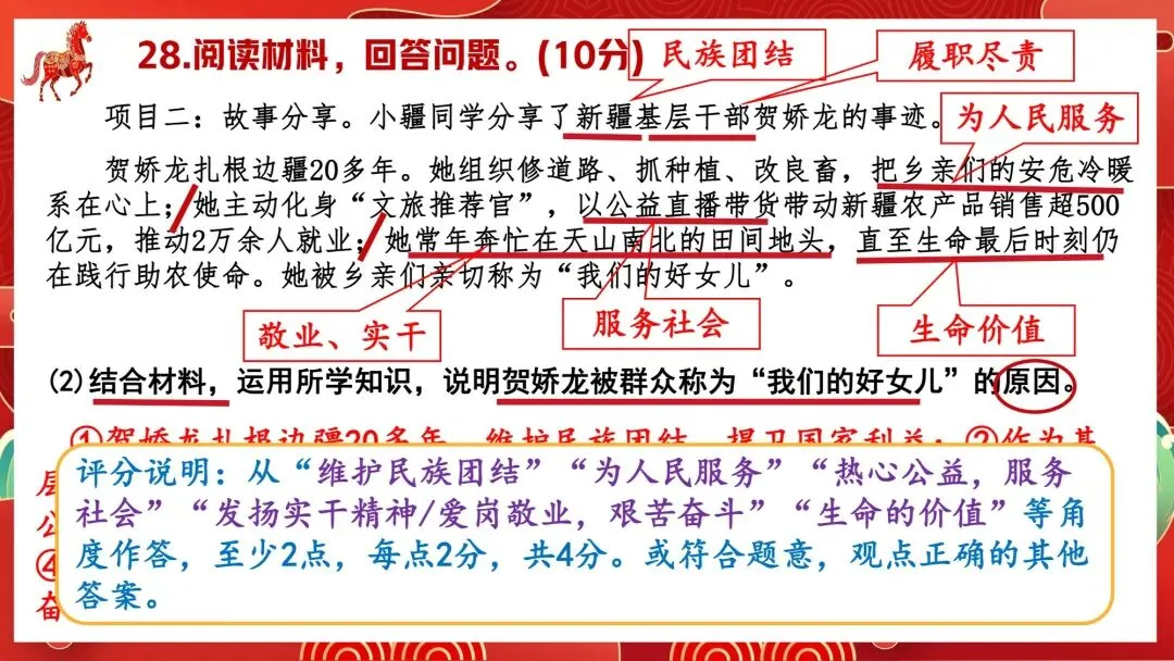 泉州市2026届初中毕业班模拟考试初三道德与法治试题及可视化指导 第25张
