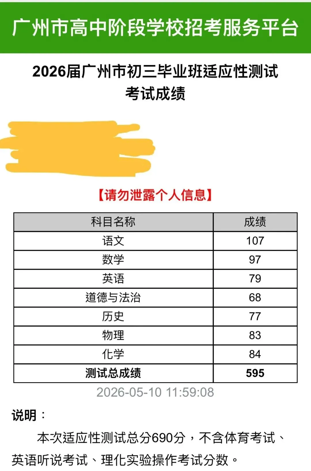 路边社:部分业主中考一模数据,考得如何? 第2张
