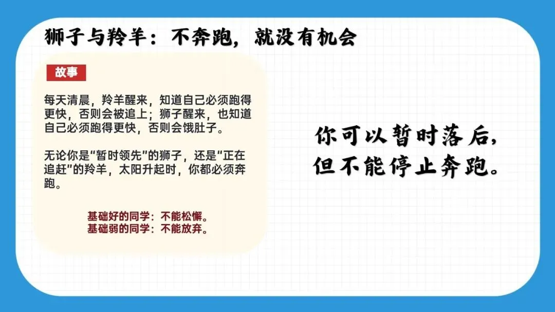 初三九年级中考倒计时冲刺主题班会课件:决战30天,我们勇攀高峰! 第12张