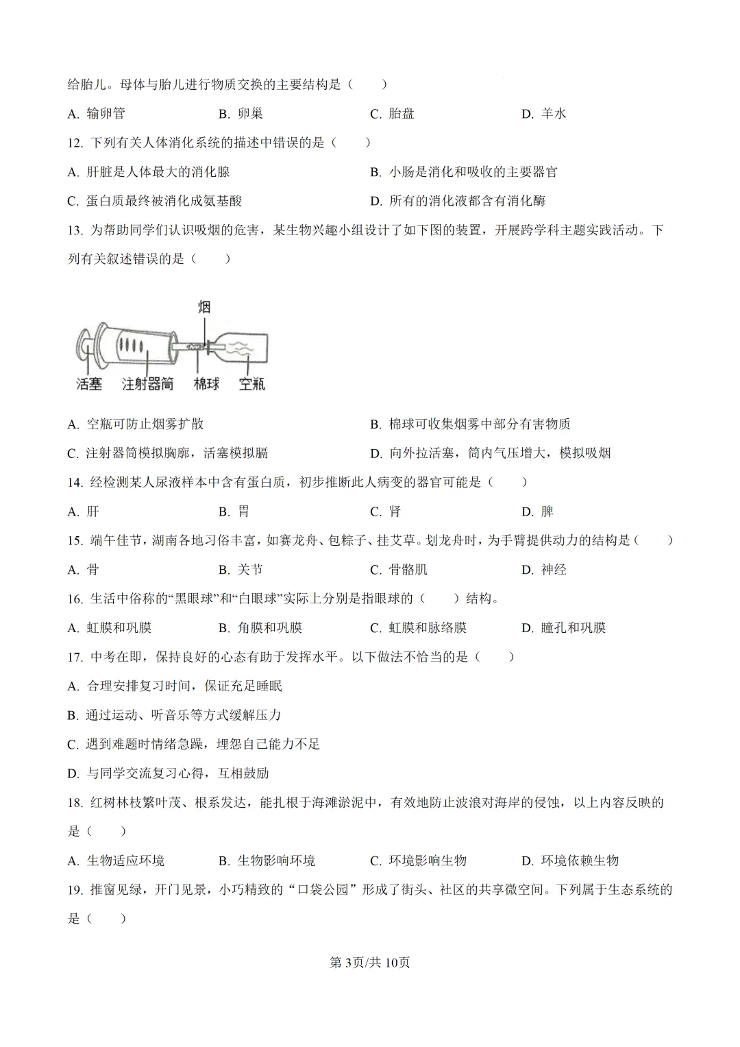 重磅!2026年衡阳中考二模全科试卷+语文深度解析(考前必看) 第81张 重磅!2026年衡阳中考二模全科试卷+语文深度解析(考前必看) 第81张