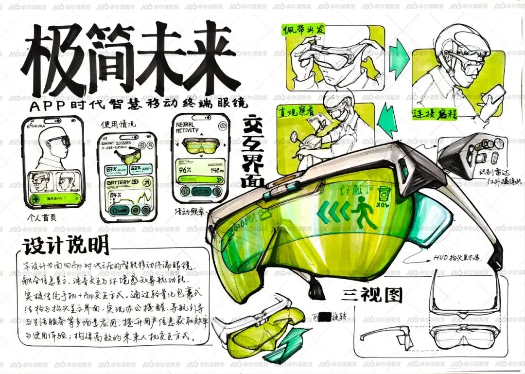 真题还原 | 2026年湖南大学工业设计考研手绘真题解析 第30张
