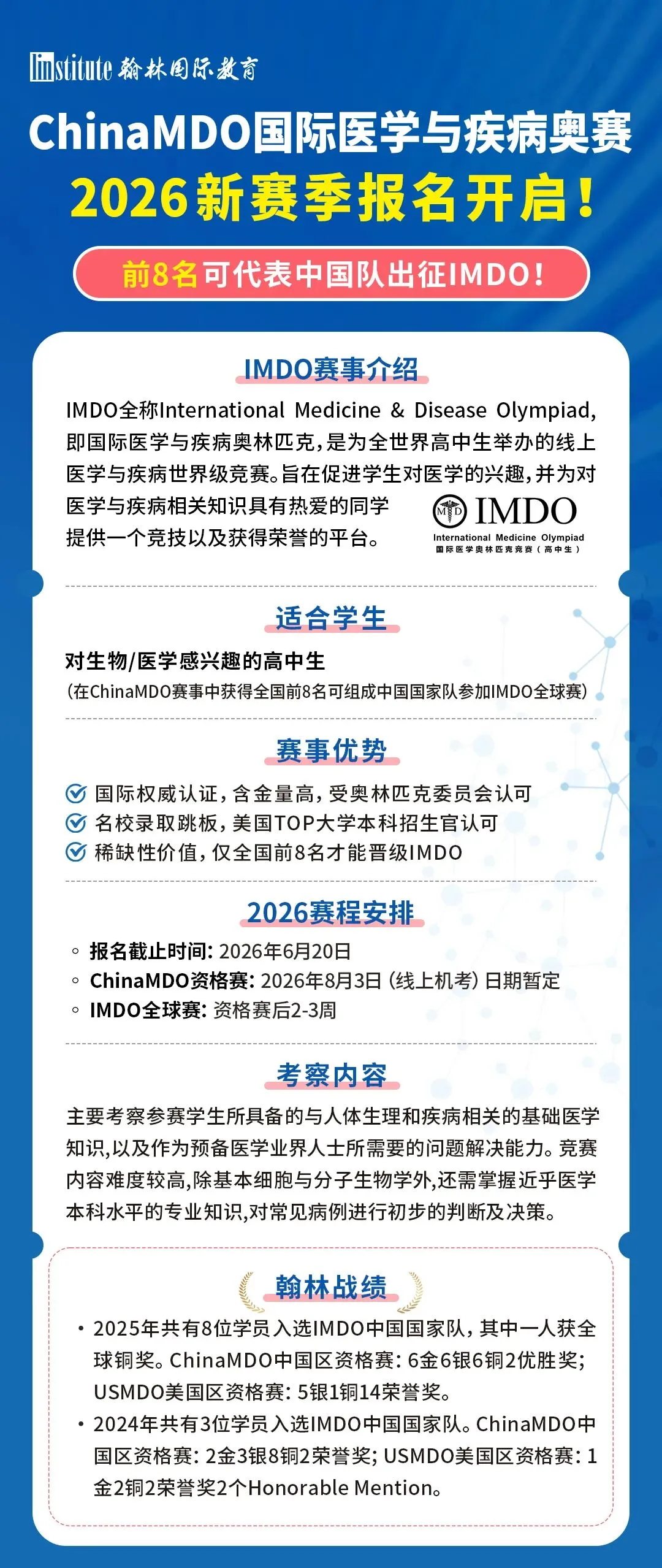 ChinaMDO真题考点全拆解!医学预科申请加分项,160题2小时怎么考? 第6张