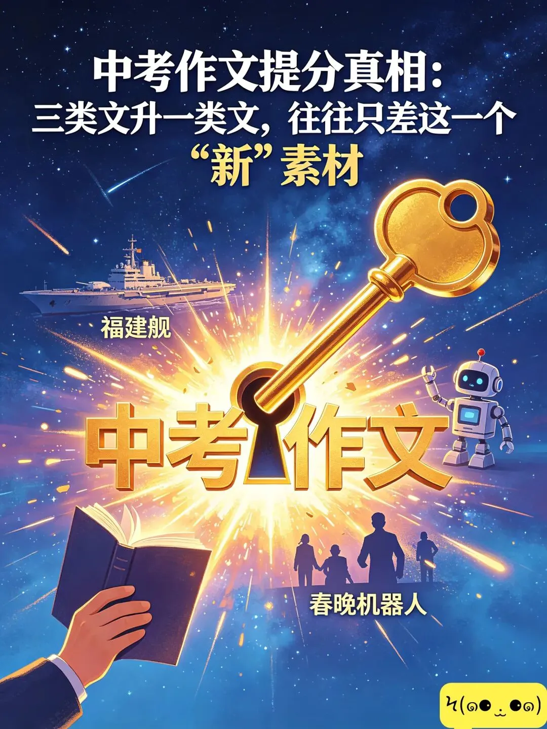 中考作文提分真相:三类文升一类文,往往只差这一个“新”素材 第1张