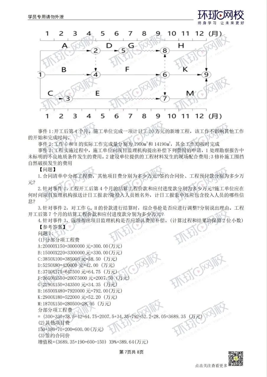 2026监理工程师土建案例真题回顾 第6张