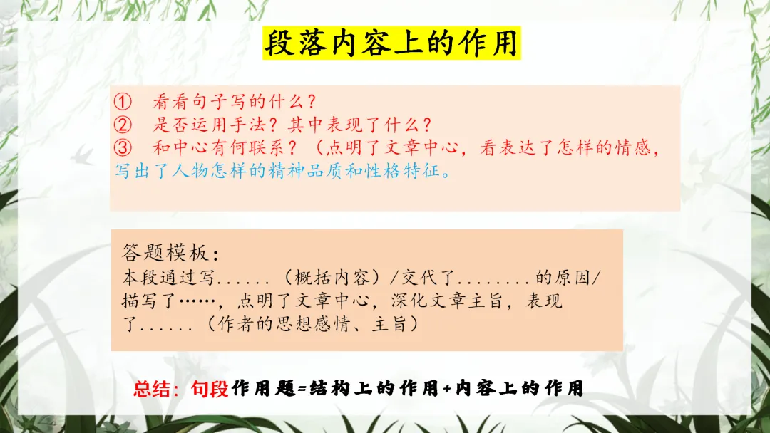 中考语文最后一课这样讲,学生思路清晰明了! 第18张