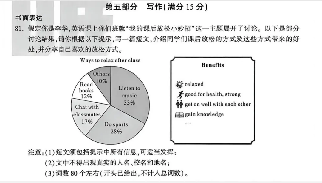 2026年河北中考英语作文范文黑白卷麒麟卷范文可直接保存打印 第3张