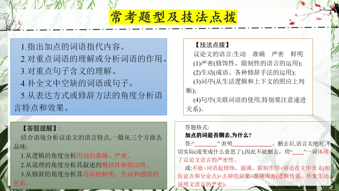 中考语文最后一课这样讲,学生思路清晰明了! 第31张