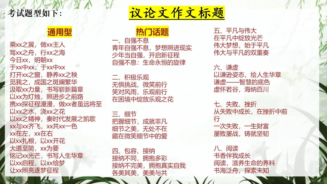 中考语文最后一课这样讲,学生思路清晰明了! 第39张