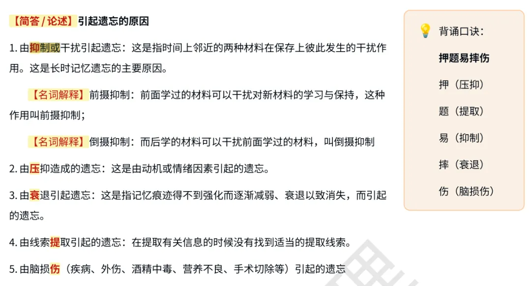 真题及答案-26年同等学力心理学综合 第75张