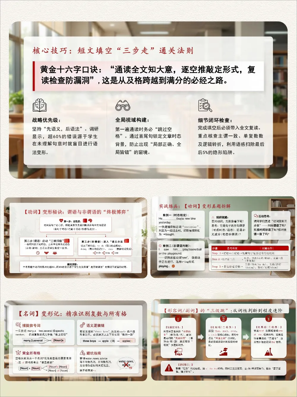 中考英语短文填空满分攻略|老师必备,直接拿去上课!-第5张图片-四季读书网 中考英语短文填空满分攻略|老师必备,直接拿去上课!-第5张图片-四季读书网