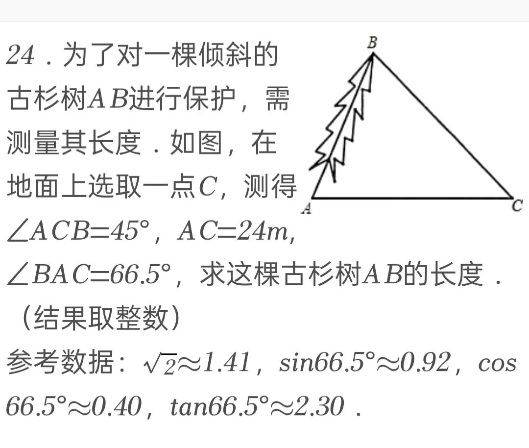 2014年江苏省淮安市中考数学试卷 第24张