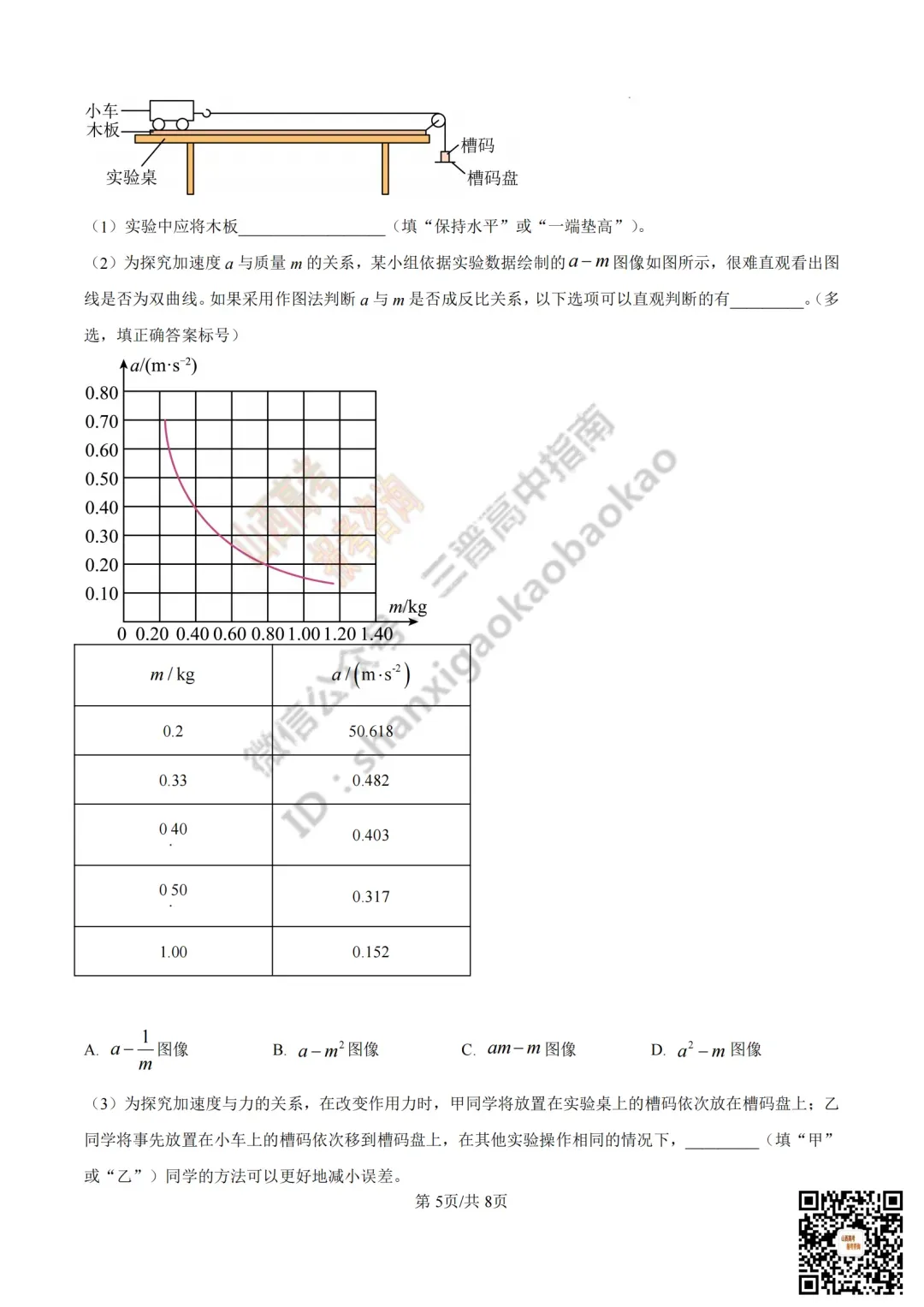 2025年山西高考真题全科试题与答案!附送高清打印版 第98张