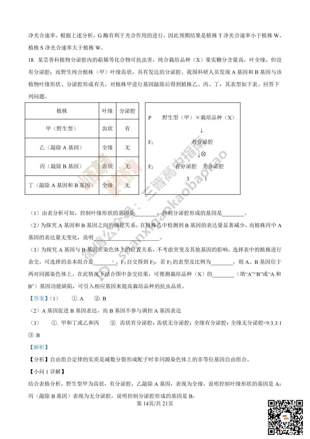 2025年山西高考真题全科试题与答案!附送高清打印版 第172张