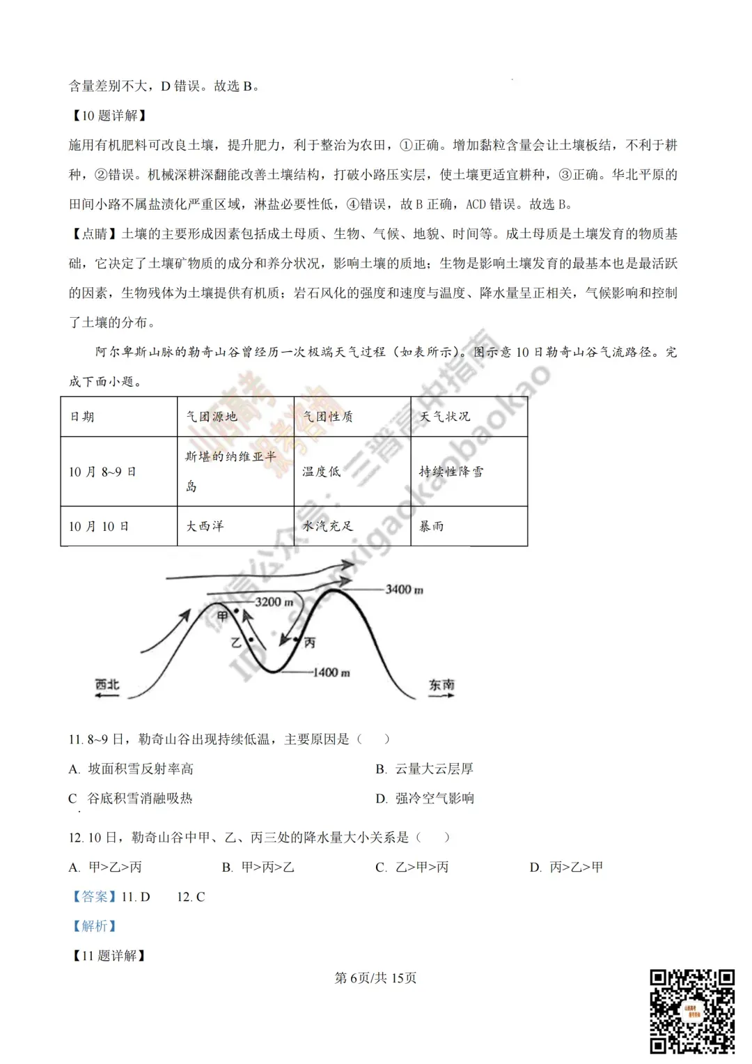 2025年山西高考真题全科试题与答案!附送高清打印版 第239张