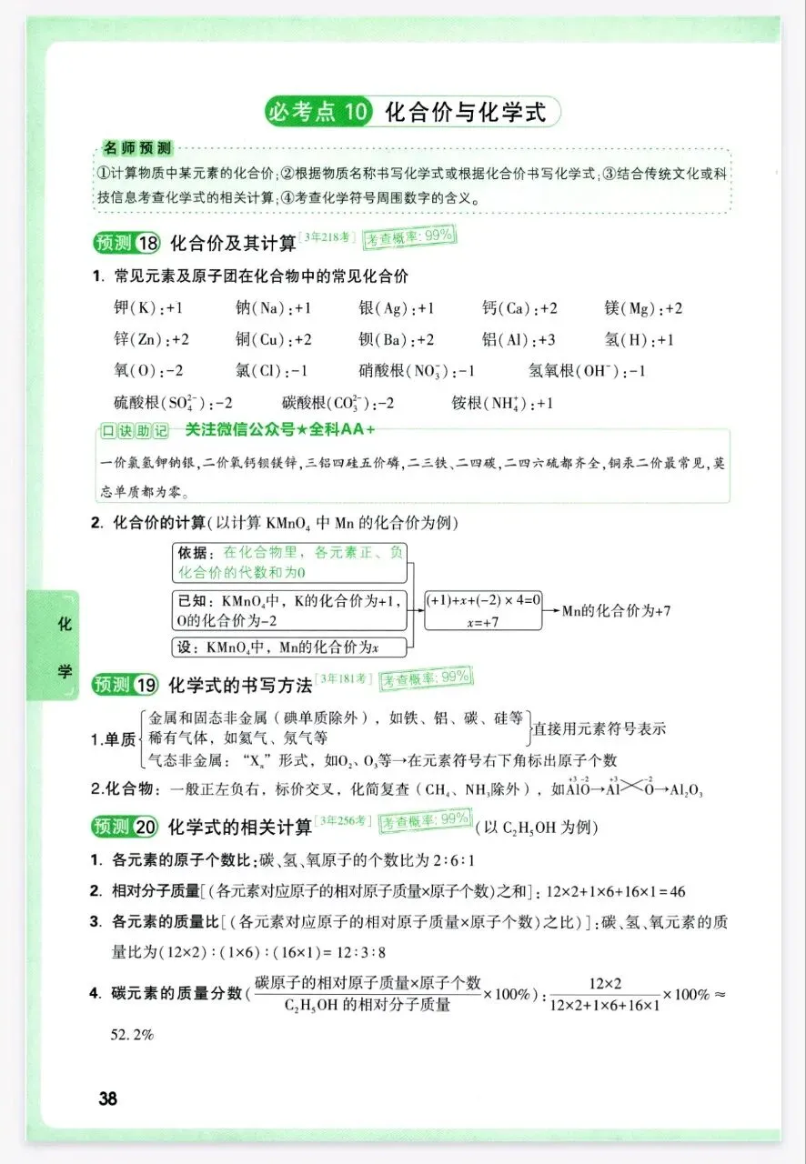 2026年中考化学复习各单元考点解析-第9张图片-四季读书网