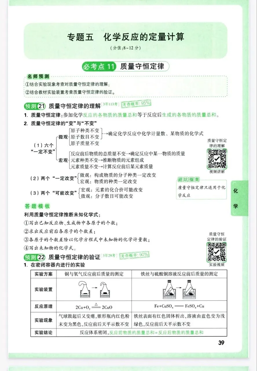 2026年中考化学复习各单元考点解析-第10张图片-四季读书网