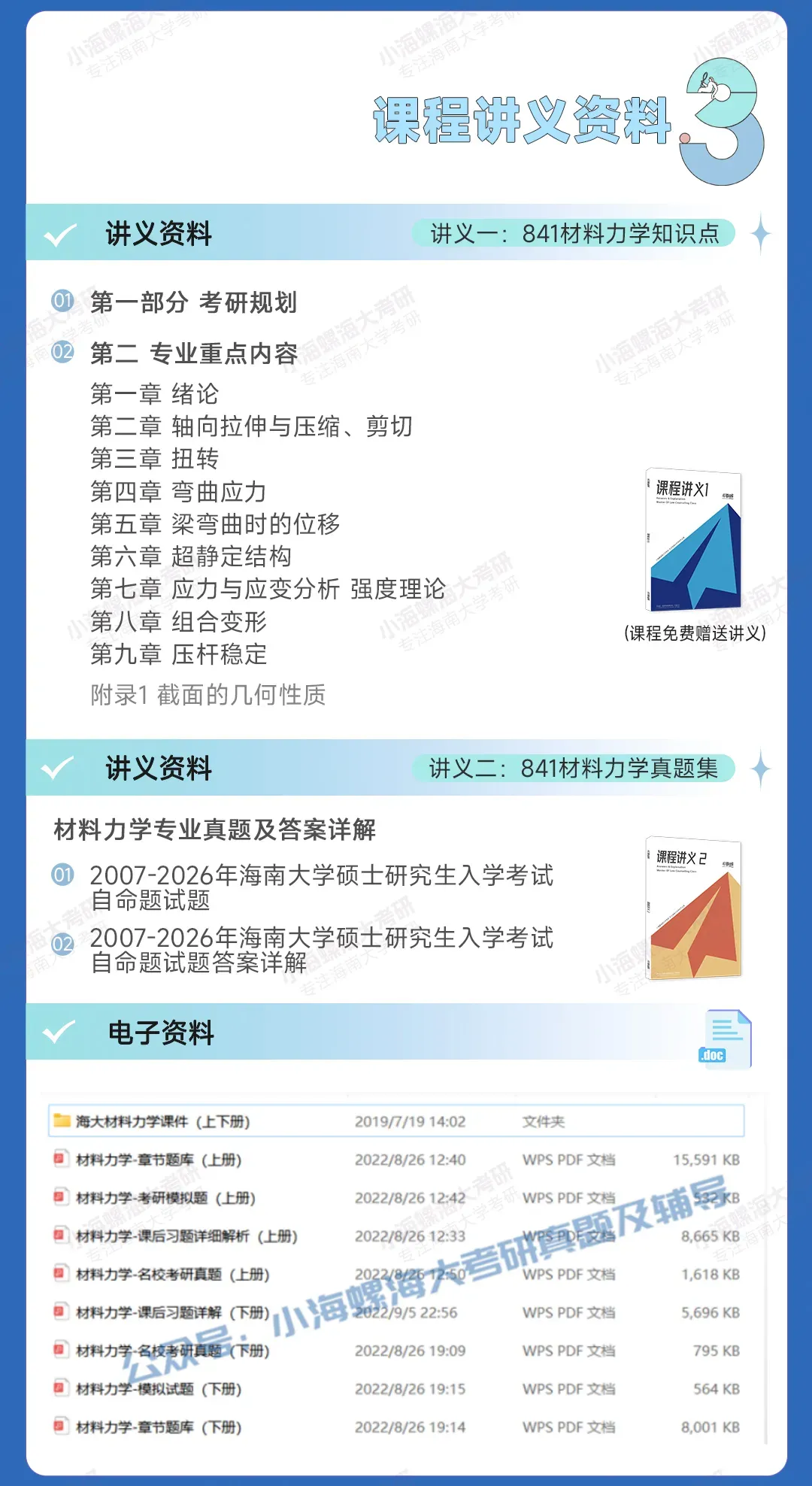 【27真题重点班】海南大学材料力学841真题重点班上线 第15张