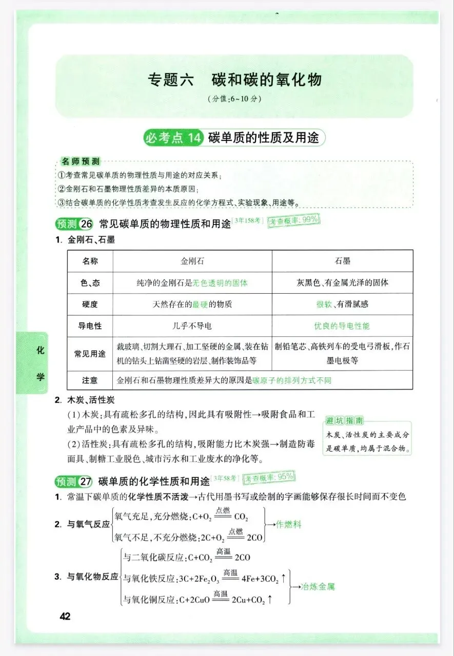 2026年中考化学复习各单元考点解析-第13张图片-四季读书网