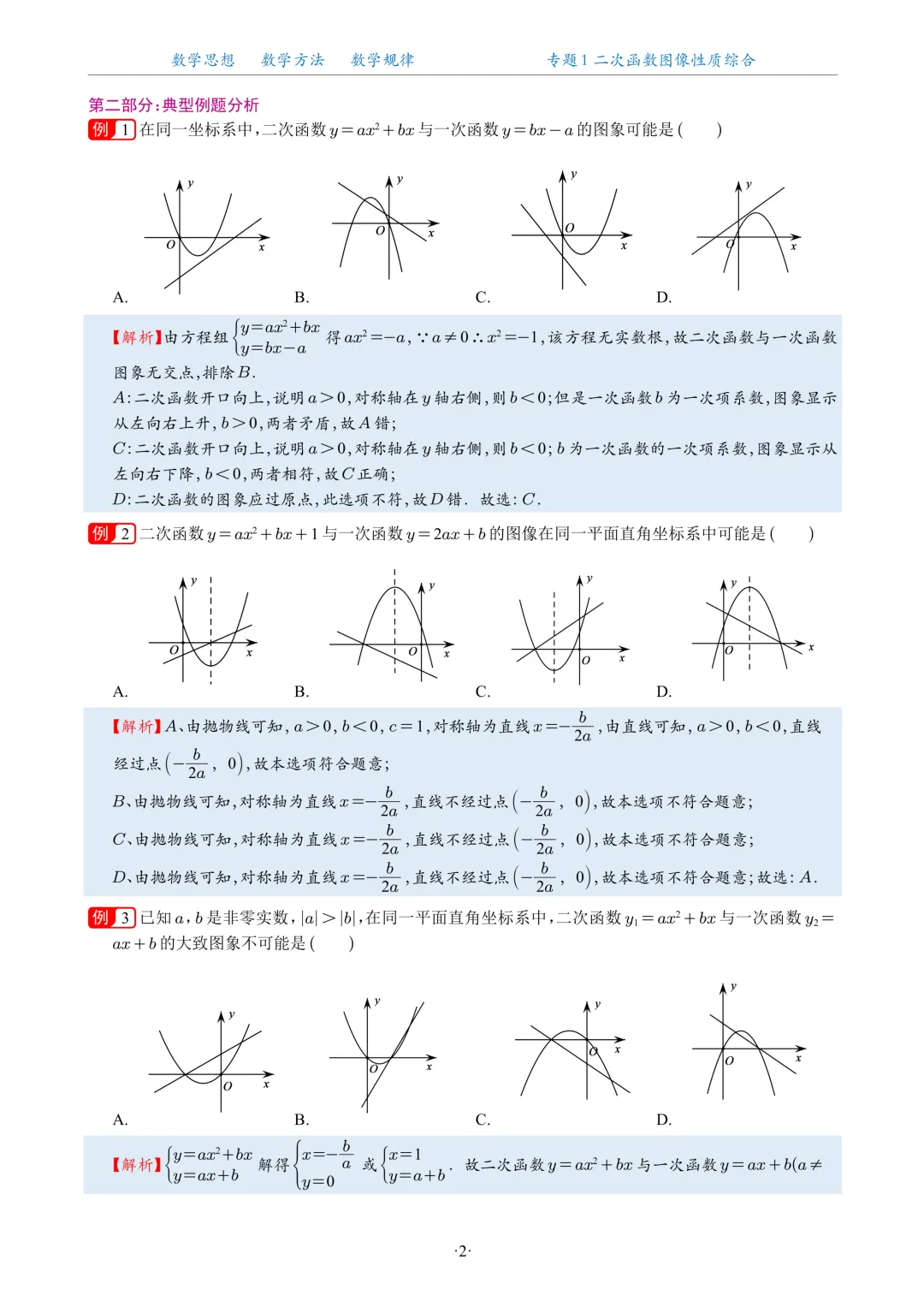 中考数学《二次函数20大专题》压轴题!每年都会考两道!含解析! 第5张