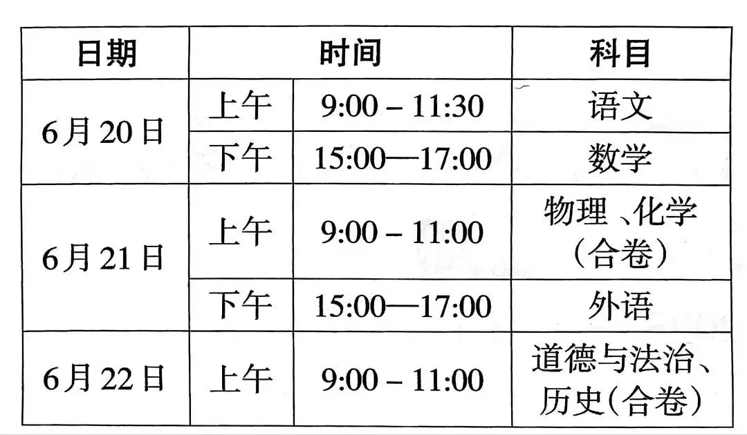 2026年武汉中考安排 第3张