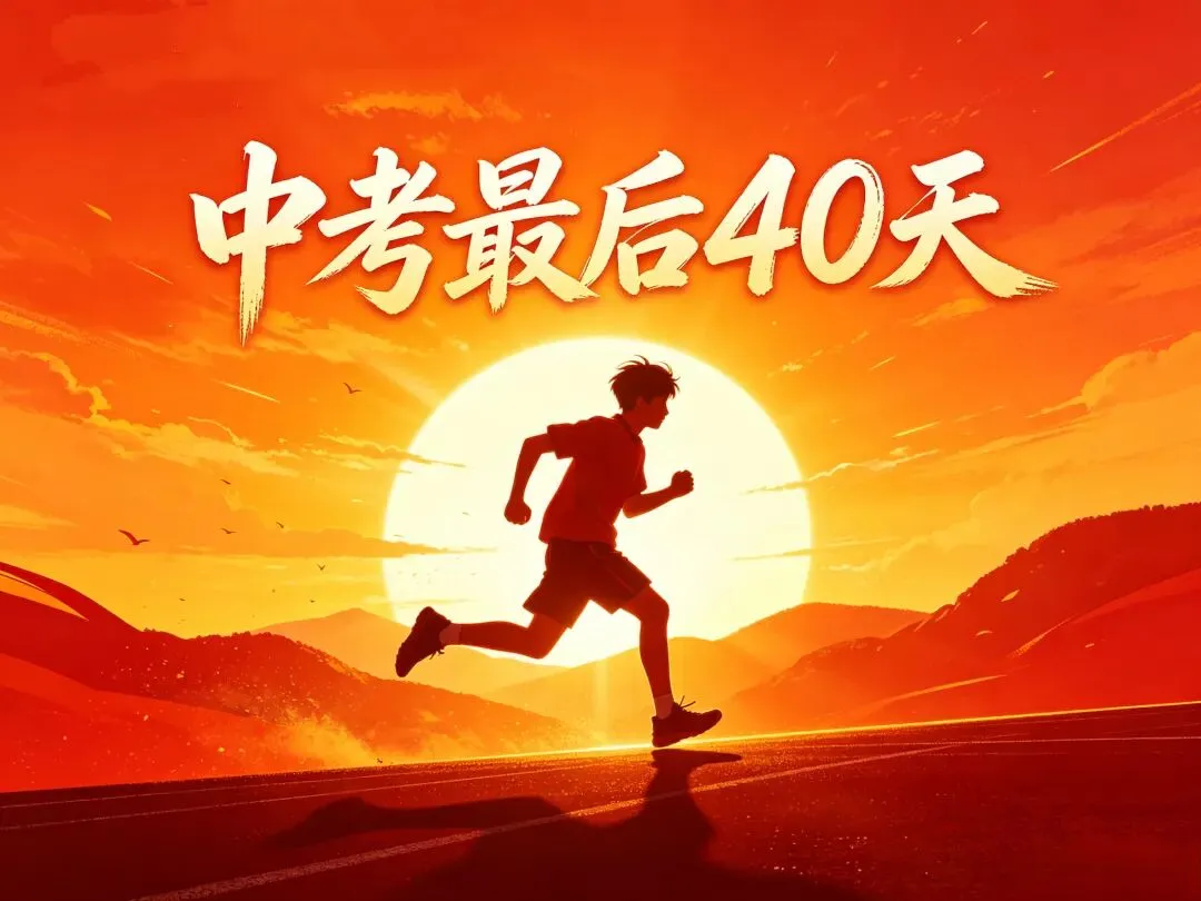 中考最后40天了 第1张