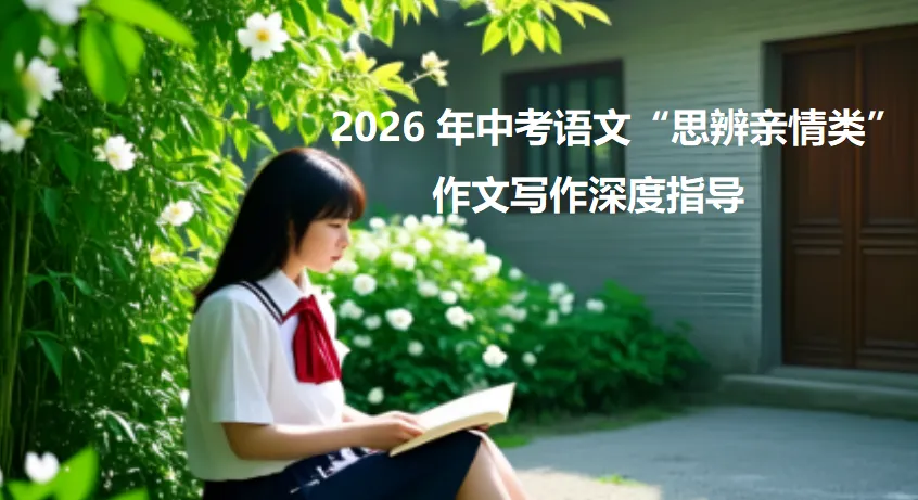 2026年中考语文“思辨亲情类”作文写作深度指导 第2张