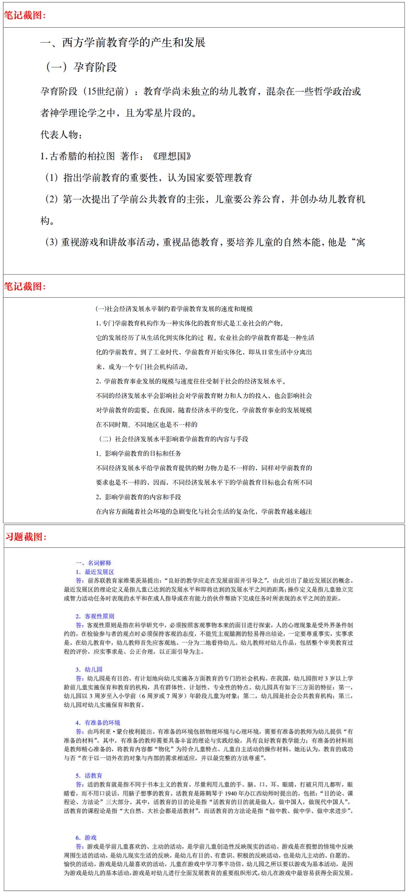 扬州大学2027考研真题资料 | 扬州大学学前教育考研893学前教育学答案笔记题库|持续更新中…… 第26张