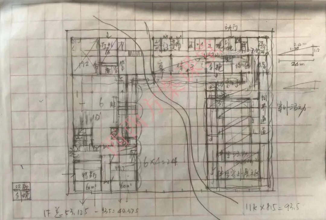 26年一注方案作图真题深度解析:从草图到 CAD 平面图全展示 第1张