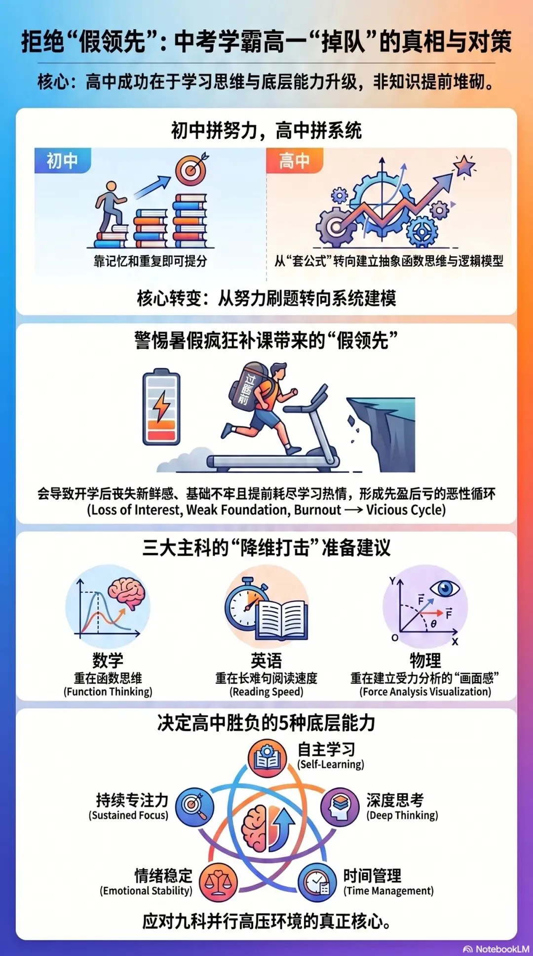 为什么很多中考学霸,高一突然掉队?原来问题根本不在“智商” 第1张