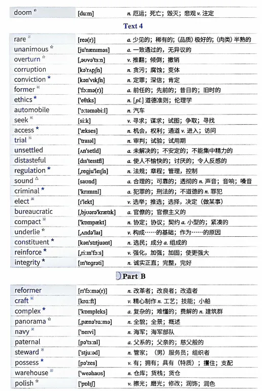 2017考研英语(一)真题词汇 第4张
