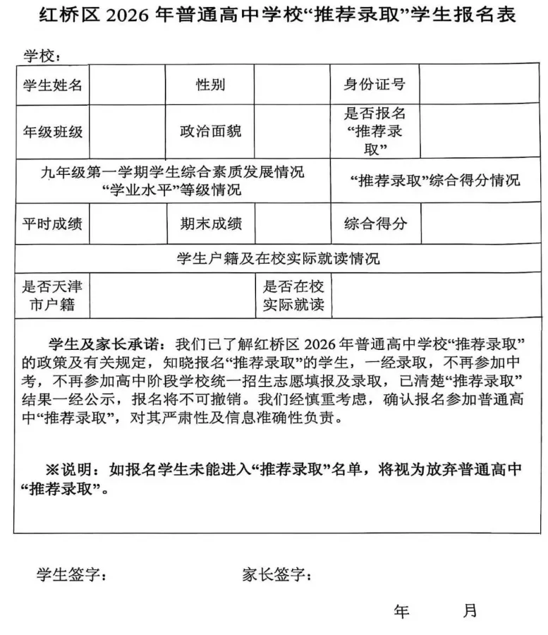 四区发布中考推荐生细则|免试直升,报名在即 第7张