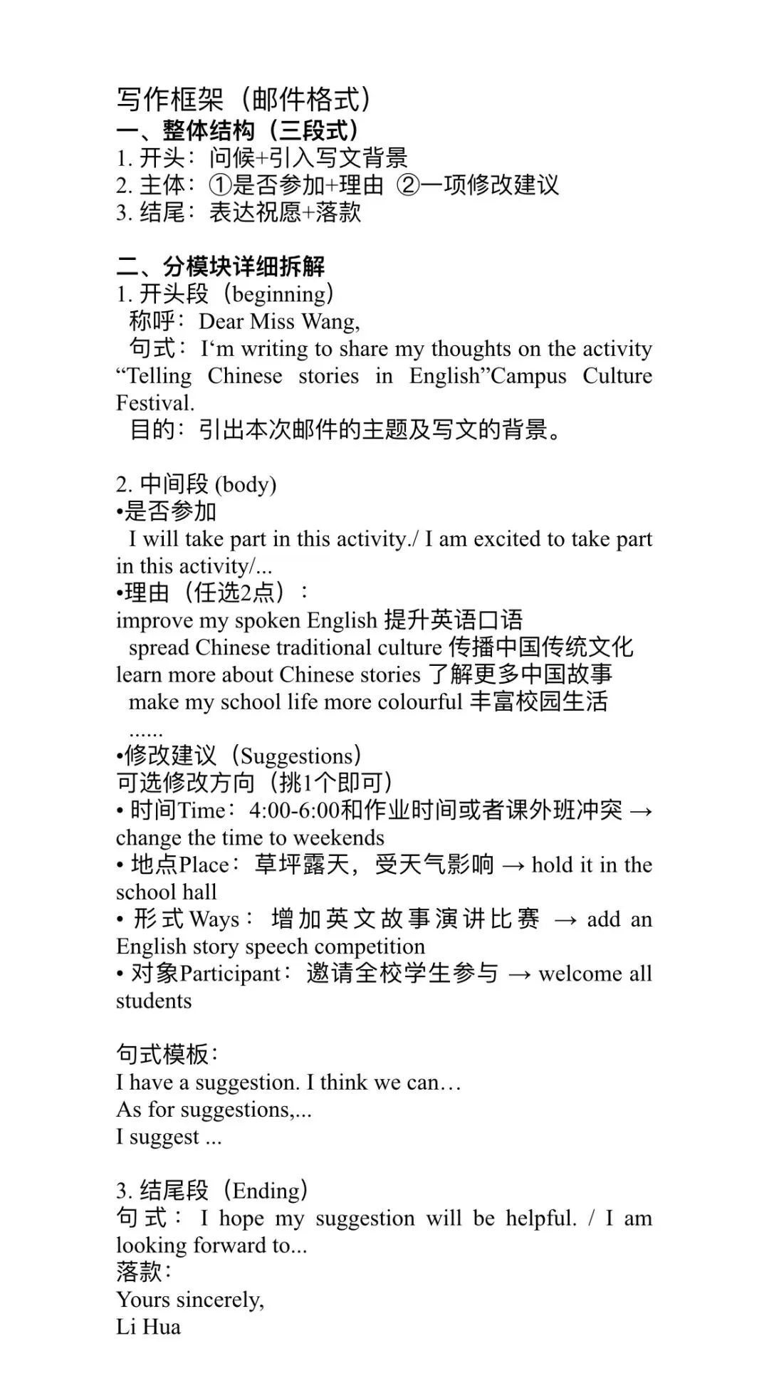 一篇中考英语小作文的课堂指导 第4张 一篇中考英语小作文的课堂指导 第4张