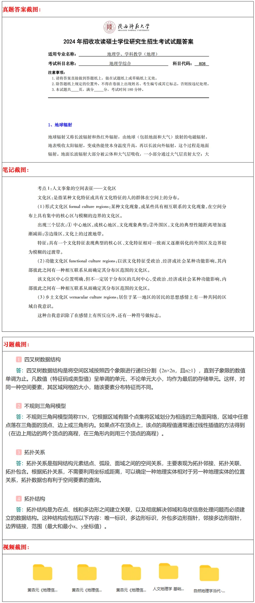 陕西师范大学2027考研真题和资料 | 陕西师范大学地理学考研808地理学综合答案笔记习题!持续更新中…… 第14张 陕西师范大学2027考研真题和资料 | 陕西师范大学地理学考研808地理学综合答案笔记习题!持续更新中…… 第14张