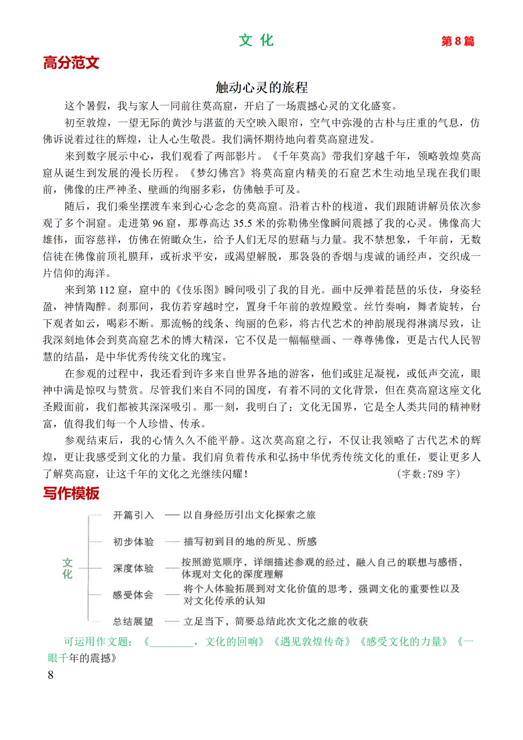 2026中考作文热点30篇(含高频主题+万能模板)|可下载 第11张
