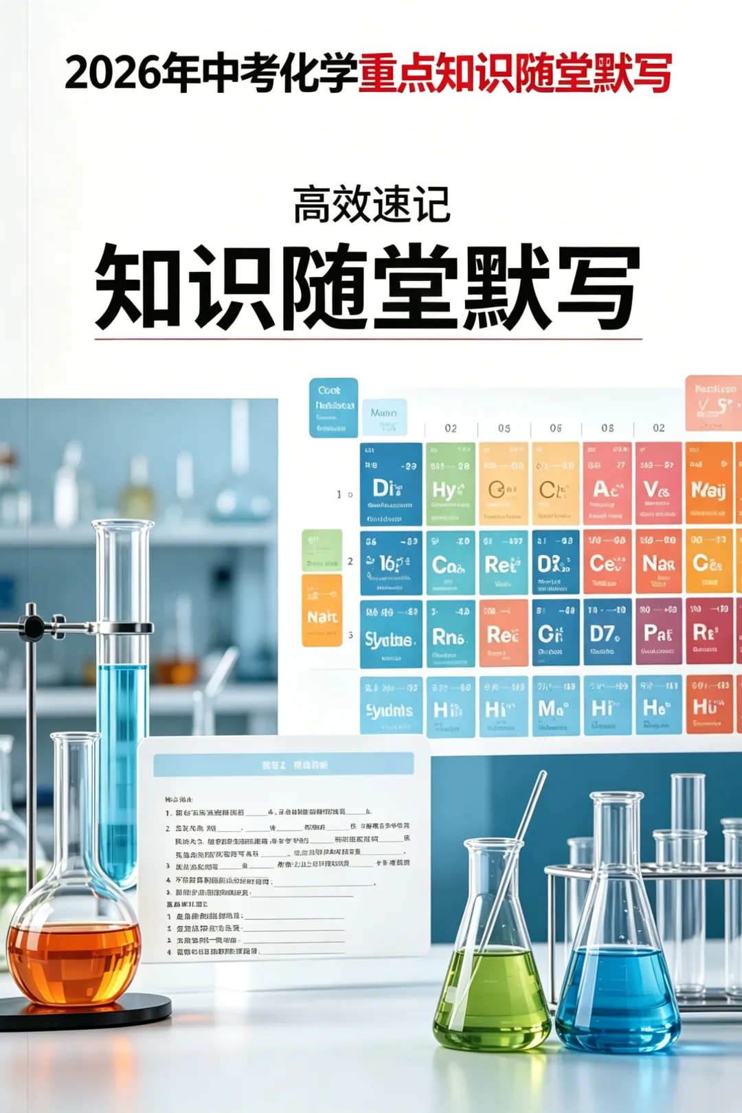 【中考冲刺】2026年中考化学重点知识随堂默写(含答案)电子版可打印 第2张