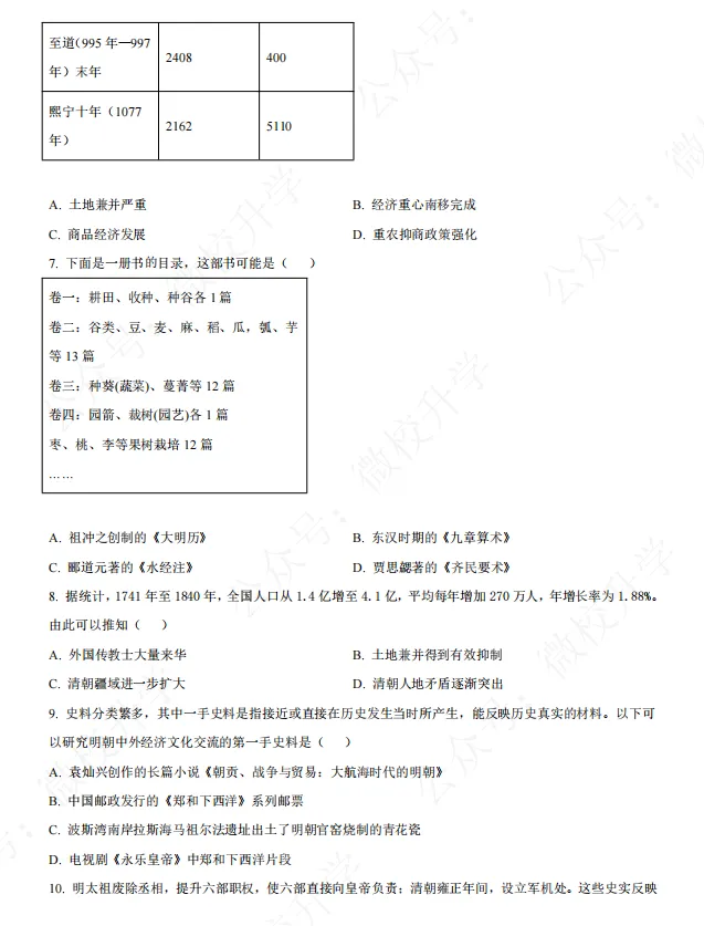 广州各区中考二模时间定了!175份二模卷已汇总!含2中、执信、广大附...热校卷! 第14张