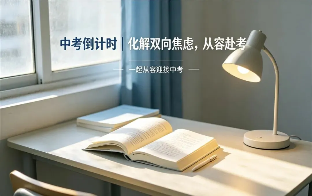 中考倒计时:化解双向焦虑,陪孩子从容赴考 第1张 中考倒计时:化解双向焦虑,陪孩子从容赴考 第1张