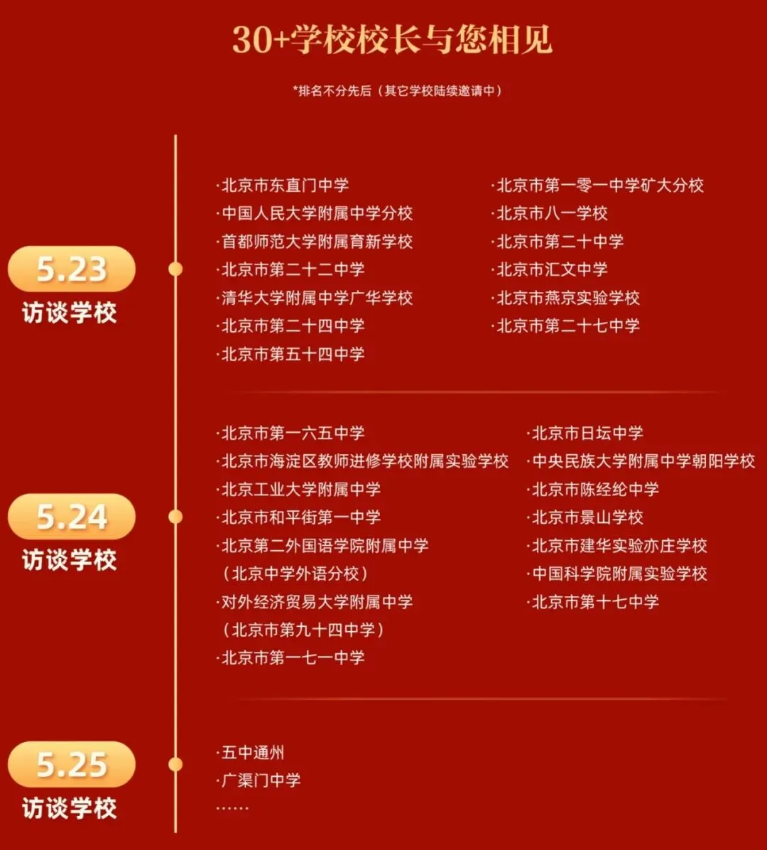 30+北京高中校长,带来了中考志愿填报关键信息! 第16张