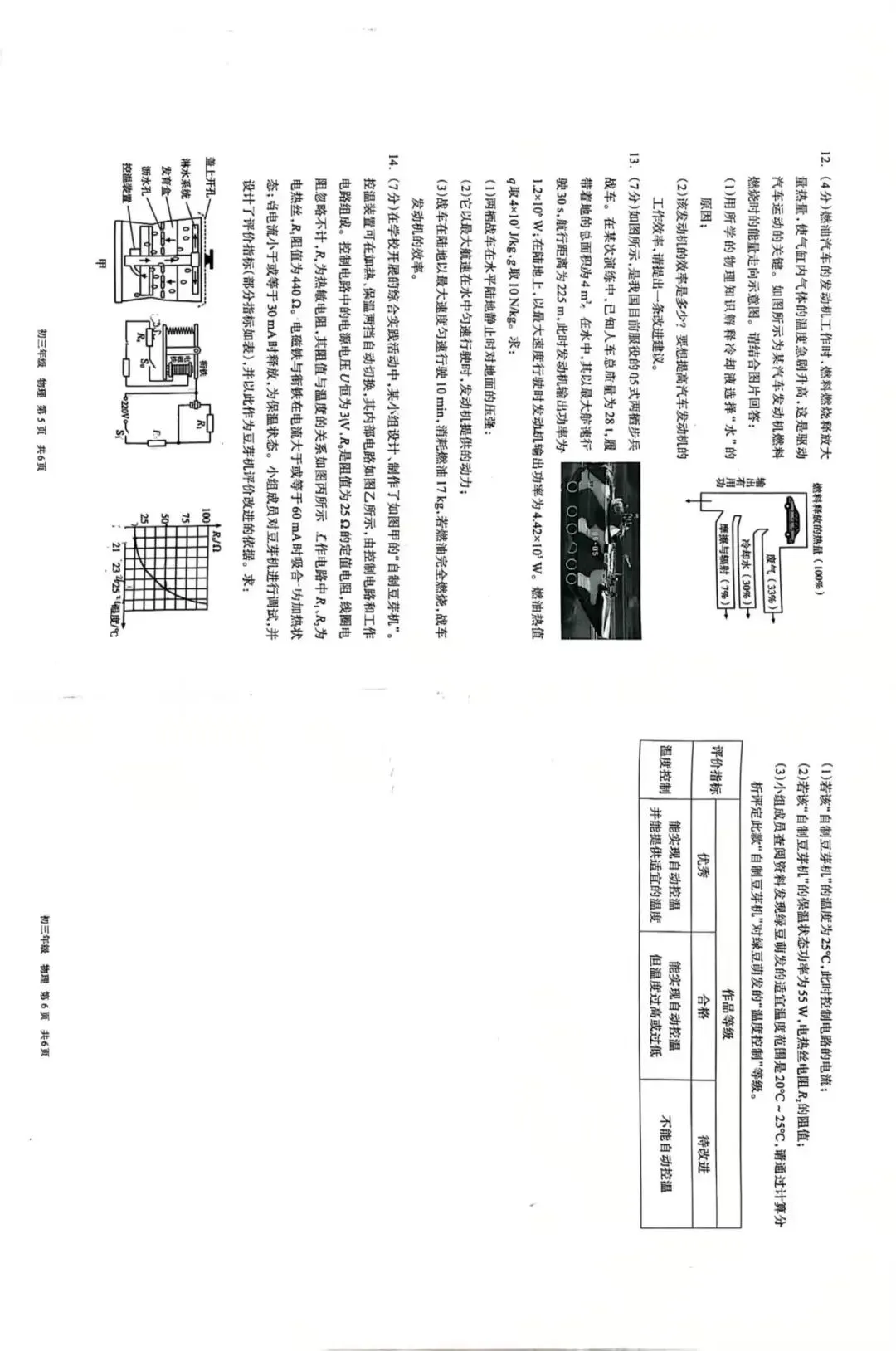 2026年5月呼和浩特中考二模试卷:语文物理化学 第7张