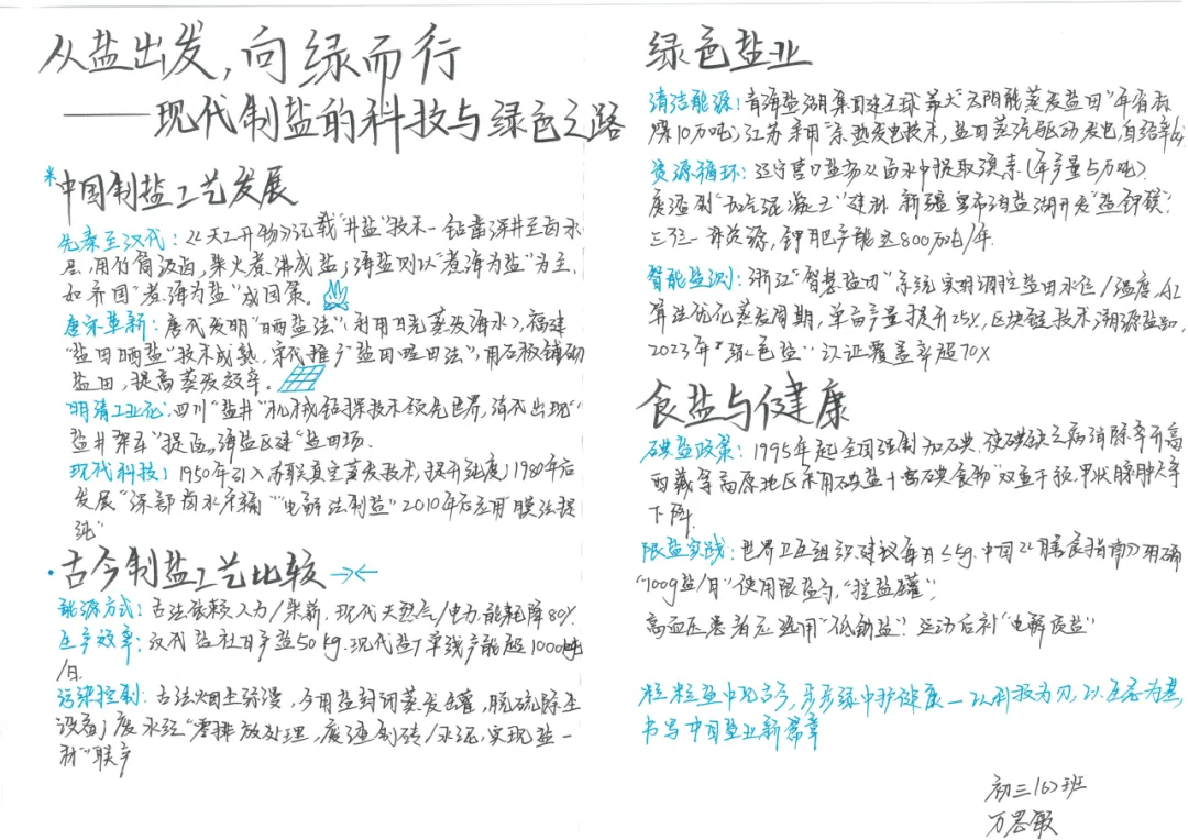当《天工开物》遇上化学中考复习课——我们的“寻味黑井”项目式学习之旅 第89张