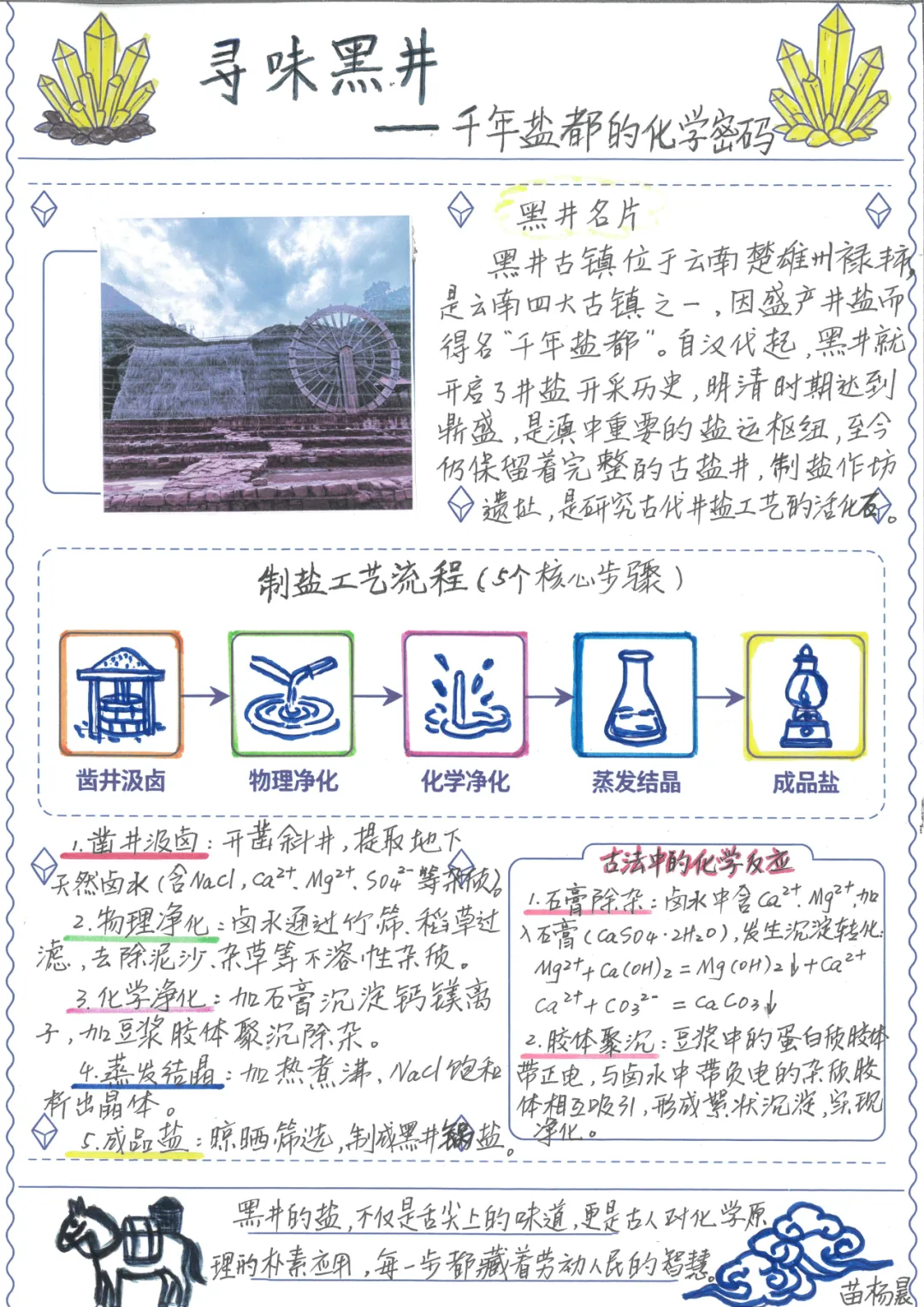 当《天工开物》遇上化学中考复习课——我们的“寻味黑井”项目式学习之旅 第129张