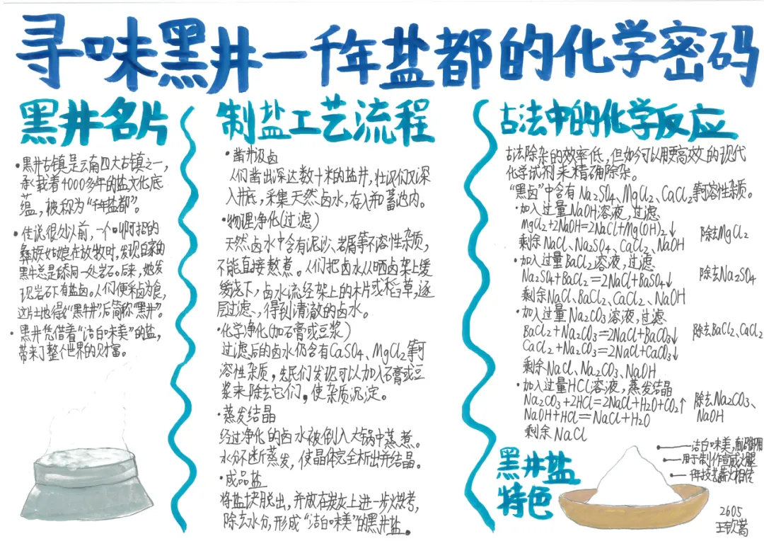 当《天工开物》遇上化学中考复习课——我们的“寻味黑井”项目式学习之旅 第135张