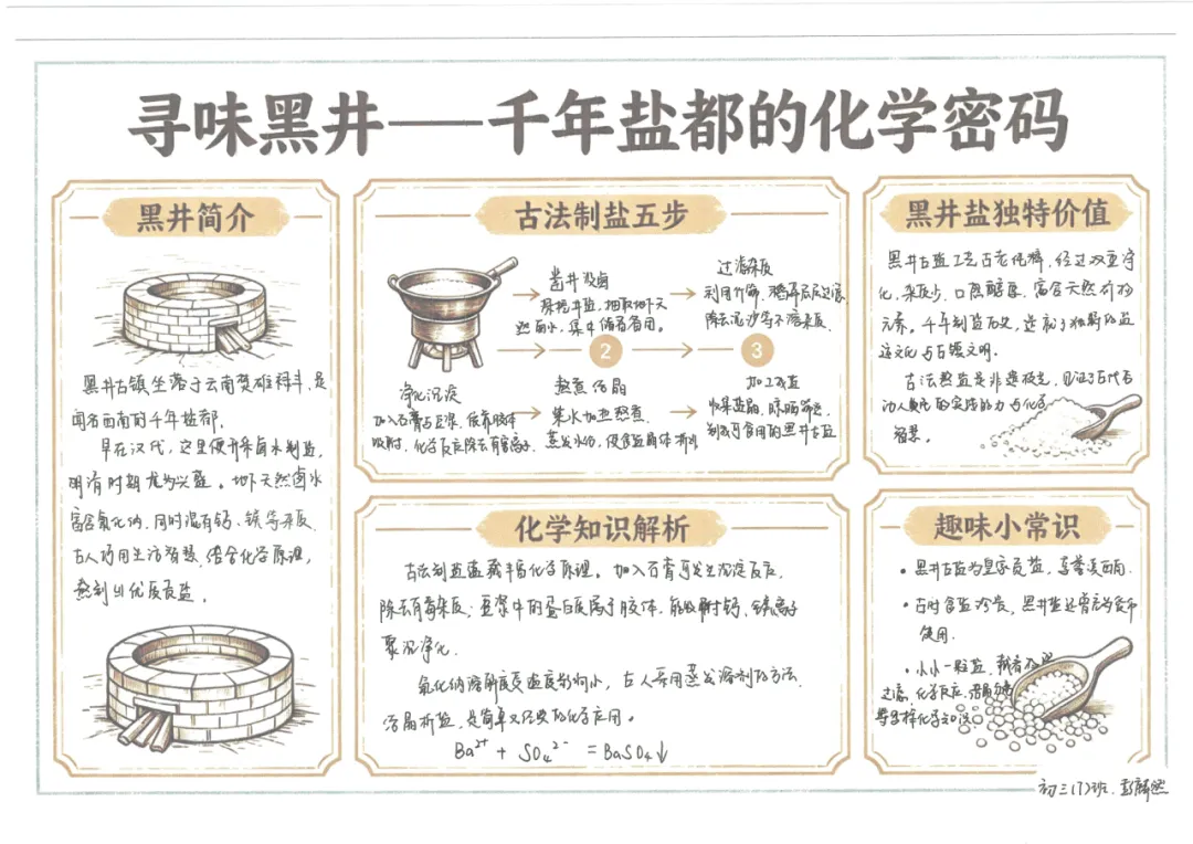 当《天工开物》遇上化学中考复习课——我们的“寻味黑井”项目式学习之旅 第141张