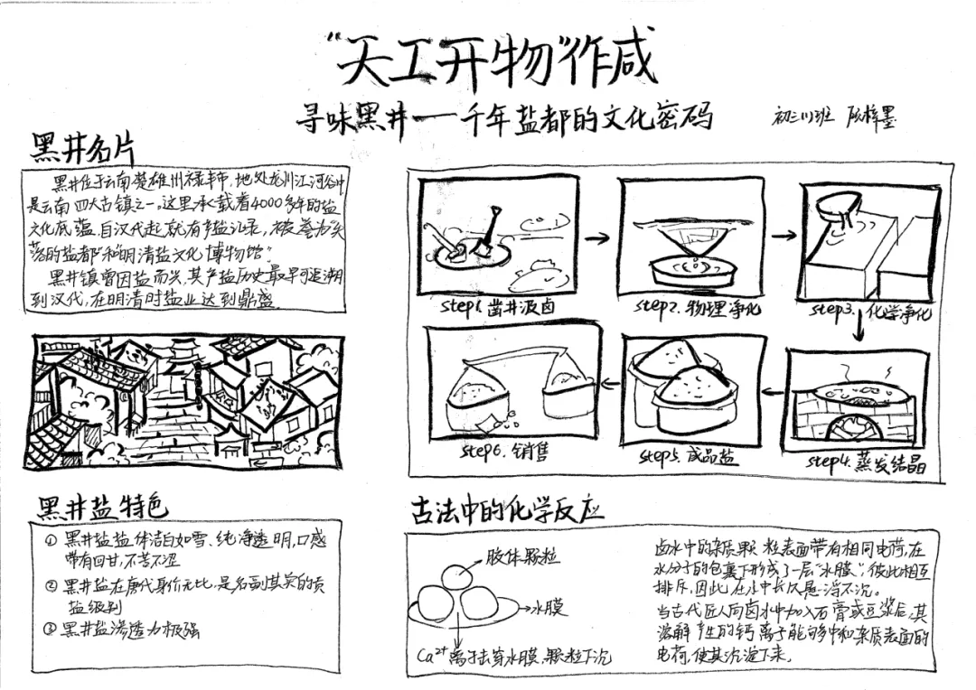 当《天工开物》遇上化学中考复习课——我们的“寻味黑井”项目式学习之旅 第177张
