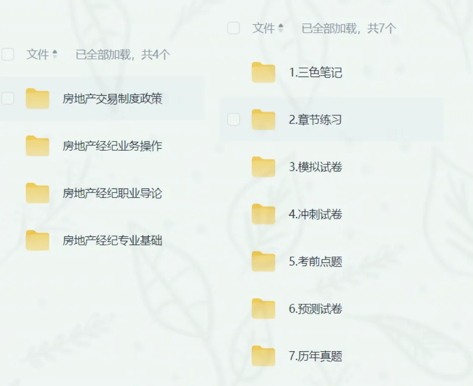 【房地产经纪人】2026房地产经纪人考试资料汇总!(三色笔记+章节练习++冲刺+历年真题) 第1张 【房地产经纪人】2026房地产经纪人考试资料汇总!(三色笔记+章节练习++冲刺+历年真题) 第1张