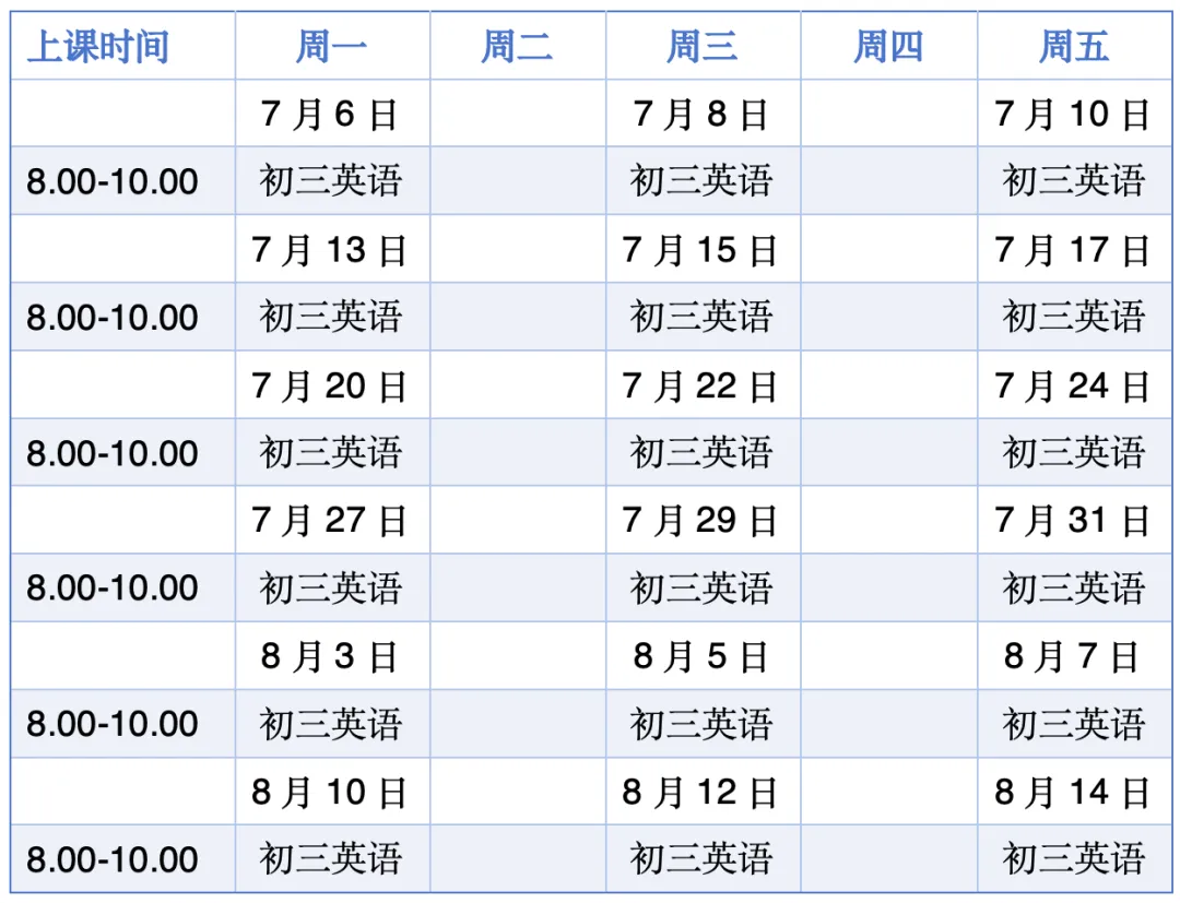 2026暑假上海新中考英语培优开班 (八升九暑假→ 一模冲145+) 第2张 2026暑假上海新中考英语培优开班 (八升九暑假→ 一模冲145+) 第2张